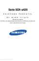 Samsung SCH-U420 Manual Del Usuario