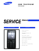 Samsung SGH E590 - Cell Phone 70 MB Service Manual