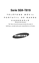 Samsung SGH T819 - Cell Phone 30 MB Manual Del Usuario