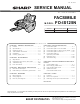 Sharp FO IS125N - B/W Laser - All-in-One Service Manual