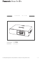 Panasonic PT-F300 Specifications
