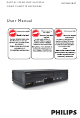Philips DVP3345VB User Manual