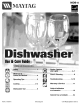 Maytag MDBH945AWB - 24 in. Tall Tub Dishwasher Use And Care Manual