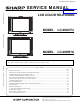 Sharp LC-20AV7U Service Manual