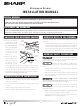 Sharp KB-6014LW Installation Manual