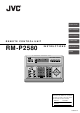 JVC RMP-2580U - Remote Controller For Color Domes Instructions Manual