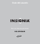 Insignia NS-SPKBAR - Portable Speaker Guía Del Usuario