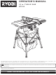 Ryobi RTS20 Operator's Manual