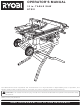 Ryobi RTS30 Operator's Manual