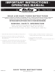 Air King AKEDT2 Operating Manual