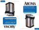 Aroma Hot Water Central AAP-340SB Instruction Manual