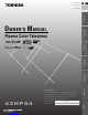 Toshiba 42HPX84 Owner's Manual