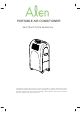Alen PORTABLE AIR CONDITIONER Instruction Manual