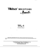 Teba Teba TFL-1 Instruction Manual