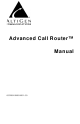 Altigen Advanced Call Router Manual