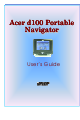 Acer d100 User Manual
