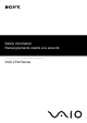 Sony VGC-LT32E - Vaio All-in-one Desktop Computer Safety Information Manual