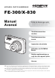 Olympus FE 300 - Digital Camera - Compact Manuel D'instructions