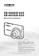 Olympus FE 5020 - Digital Camera - Compact Manual De Instruções