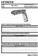 Hitachi DB3DL2 Instruction Manual