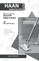 HAAN STEAM CLEANING FLOOR SANITIZER FS-20 USER MANUAL Pdf Download