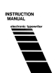 Nakajima AE-830 Instruction Manual