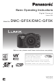 Panasonic Lumix DMC-GF5X Operating Instructions Manual