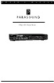 Parasound TDQ-150 Owner's Manual