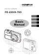 Olympus FE220 - 7.1 MP Digital Camera Basic Manual