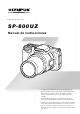 Olympus SP-800UZ Manual De Instrucciones