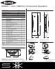 Boston Acoustics SX60 Specification