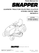 Snapper Snapper GT23540 (1694621 Parts Manual