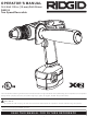 RIDGID R83015 Operator's Manual