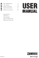 Zanussi ZDT311 User Manual