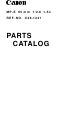 Canon MP-E 65 mm 1:2.8 1-5x Parts Catalog