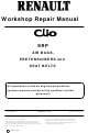 Renault Clio Workshop Repair Manual