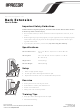 Precor Experience Strength C-Line Back Extension User Manual