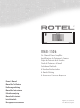 Rotel RMB-1506 Owner's Manual