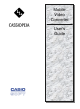 Casio CASSIOPEIA Mobile Video Converter User Manual