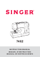 Singer 7462 Instruction Manual