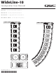 QSC WideLine-10 WL2102 User Manual