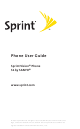 Sanyo S1 Sprint User Manual