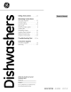 GE GSM2200N - Appliances 24 in. Spacemaker Under-the-Sink Dishwasher User Manual
