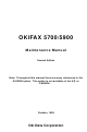 Oki OF5900 Maintenance Manual
