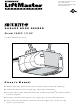 Chamberlain LiftMaster Professional Security+ 2580C Owner's Manual
