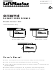 Chamberlain 1240R - 1/4HP Owner's Manual