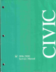 HONDA Civic Service Manual