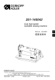 Duerkopp Adler 251-140042 Manual