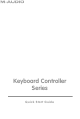 M-Audio Keyboard Controller Series Quick Start Manual