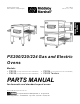 Middleby Marshall PS200 Tandem Parts Manual